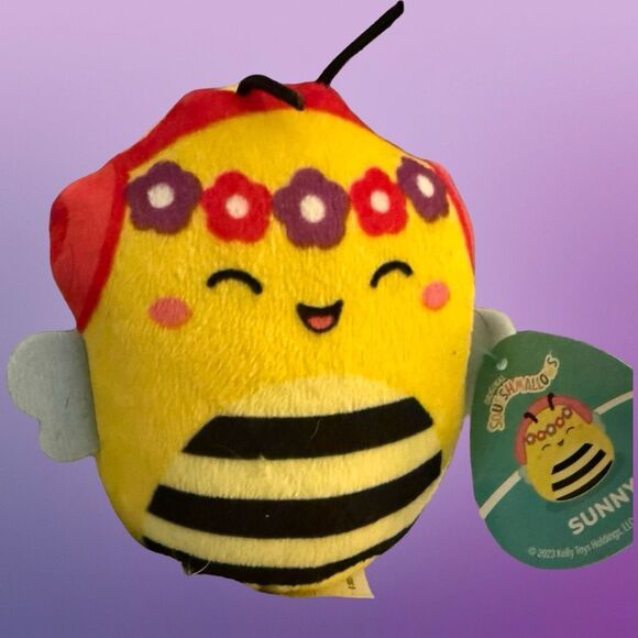 NWT Open No Bag 2023 McDonald's Squishmallows Happy Meal Toys Sunny & Maui Plush - Picture 2 of 8